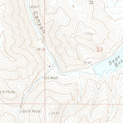 United States Geological Survey Mount Harris, CO (1971, 24000-Scale) digital map