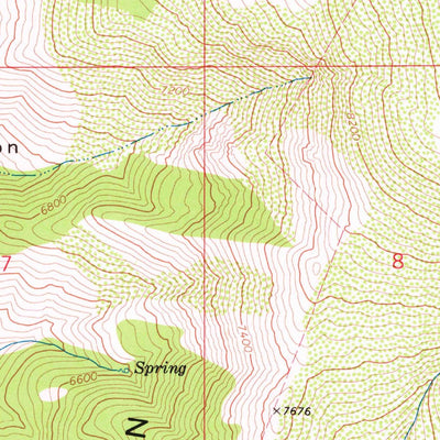 United States Geological Survey Mount Harrison, ID (1968, 24000-Scale) digital map