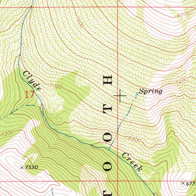 United States Geological Survey Mount Harrison, ID (1968, 24000-Scale) digital map