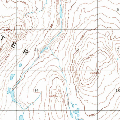 United States Geological Survey Mount Hayes A-1, AK (1949, 63360-Scale) digital map