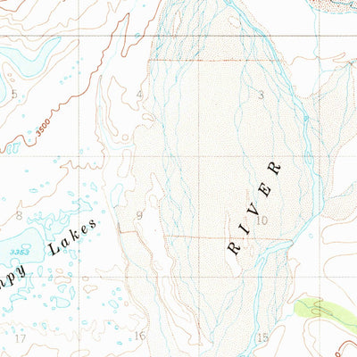 United States Geological Survey Mount Hayes A-3, AK (1950, 63360-Scale) digital map
