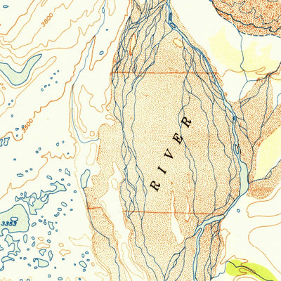 United States Geological Survey Mount Hayes A-3, AK (1952, 63360-Scale) digital map