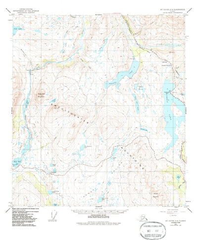 United States Geological Survey Mount Hayes A-4, AK (1949, 63360-Scale) digital map