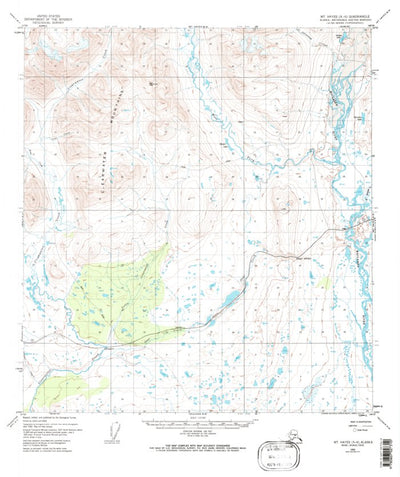 United States Geological Survey Mount Hayes A-6, AK (1950, 63360-Scale) digital map