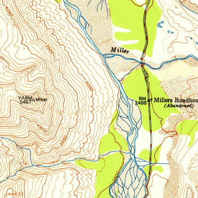 United States Geological Survey Mount Hayes B-4, AK (1952, 63360-Scale) digital map