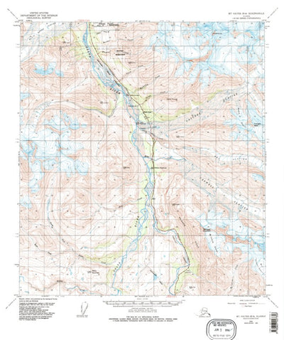 United States Geological Survey Mount Hayes B-4, AK (1954, 63360-Scale) digital map