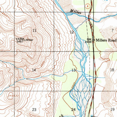 United States Geological Survey Mount Hayes B-4, AK (1954, 63360-Scale) digital map