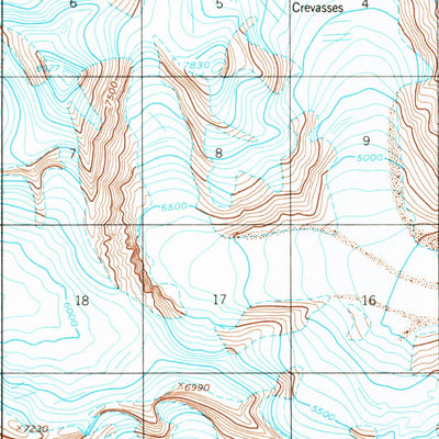 United States Geological Survey Mount Hayes B-5, AK (1951, 63360-Scale) digital map