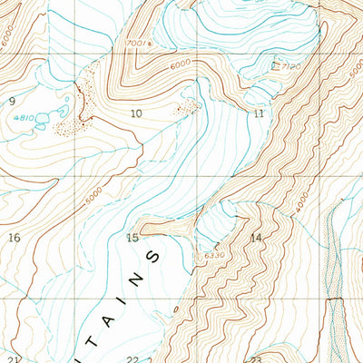 United States Geological Survey Mount Hayes B-6, AK (1951, 63360-Scale) digital map