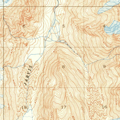 United States Geological Survey Mount Hayes C-4, AK (1950, 63360-Scale) digital map