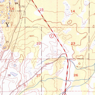 United States Geological Survey Mount Hayes D-1, AK (1950, 63360-Scale) digital map