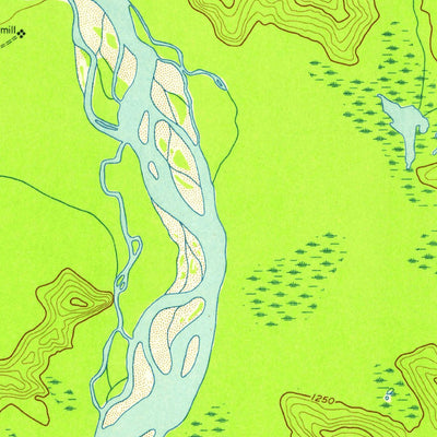 United States Geological Survey Mount Hayes D-2, AK (1954, 63360-Scale) digital map