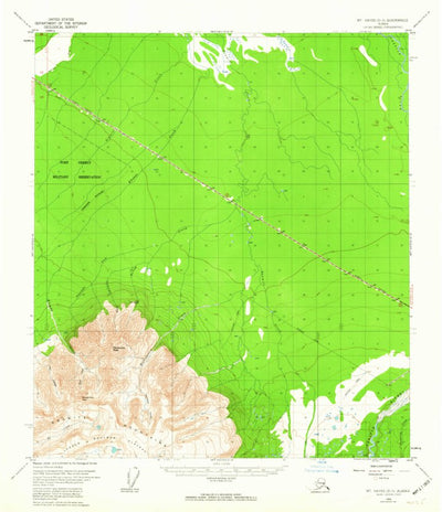 United States Geological Survey Mount Hayes D-3, AK (1955, 63360-Scale) digital map