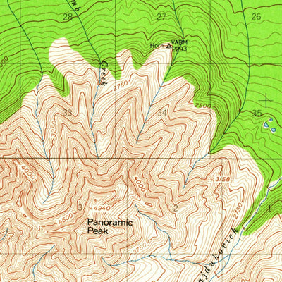 United States Geological Survey Mount Hayes D-3, AK (1955, 63360-Scale) digital map