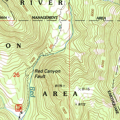 United States Geological Survey Mount Hebgen, MT (2000, 24000-Scale) digital map