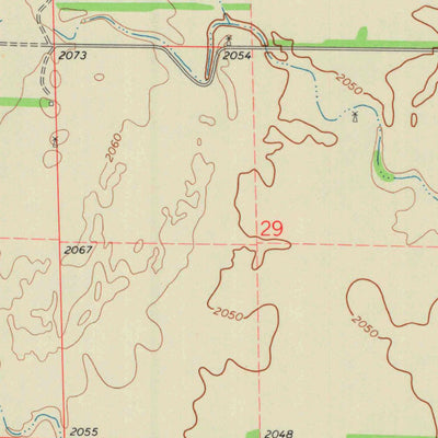 United States Geological Survey Mount Helen, KS-OK (1972, 24000-Scale) digital map