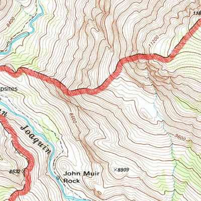 United States Geological Survey Mount Henry, CA (1983, 24000-Scale) digital map