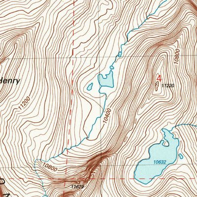 United States Geological Survey Mount Henry, CA (2004, 24000-Scale) digital map