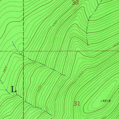 United States Geological Survey Mount Henry, MT (1963, 24000-Scale) digital map