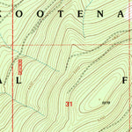 United States Geological Survey Mount Henry, MT (1997, 24000-Scale) digital map