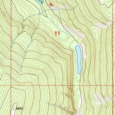 United States Geological Survey Mount Henry, MT (1997, 24000-Scale) digital map