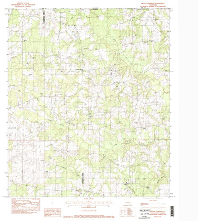 United States Geological Survey Mount Hermon, LA (1983, 24000-Scale) digital map