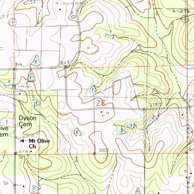 United States Geological Survey Mount Hermon, LA (1983, 24000-Scale) digital map