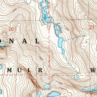 United States Geological Survey Mount Hilgard, CA (2004, 24000-Scale) digital map
