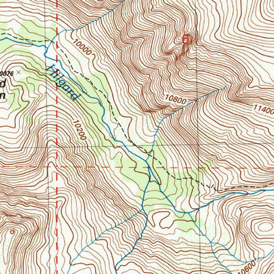 United States Geological Survey Mount Hilgard, CA (2004, 24000-Scale) digital map