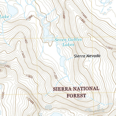 United States Geological Survey Mount Hilgard, CA (2021, 24000-Scale) digital map