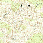 United States Geological Survey Mount Hilton, CA (1982, 24000-Scale) digital map