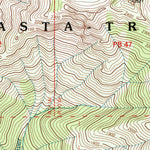 United States Geological Survey Mount Hilton, CA (1998, 24000-Scale) digital map