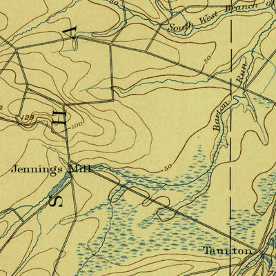 United States Geological Survey Mount Holli, NJ (1894, 62500-Scale) digital map