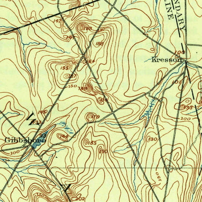 United States Geological Survey Mount Holli, NJ (1898, 62500-Scale) digital map