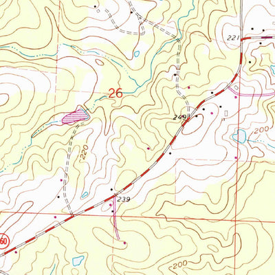 United States Geological Survey Mount Holly, AR (1962, 24000-Scale) digital map