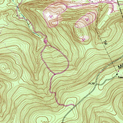 United States Geological Survey Mount Holly Springs, PA (1952, 24000-Scale) digital map