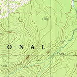 United States Geological Survey Mount Holmes, WY (1986, 24000-Scale) digital map