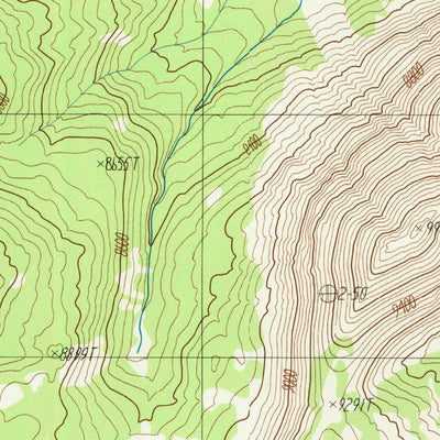 United States Geological Survey Mount Holmes, WY (1986, 24000-Scale) digital map