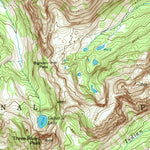 United States Geological Survey Mount Holmes, WY-MT (1958, 62500-Scale) digital map