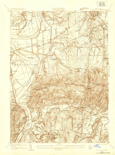 United States Geological Survey Mount Holyoke, MA (1935, 24000-Scale) digital map
