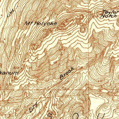 United States Geological Survey Mount Holyoke, MA (1935, 24000-Scale) digital map