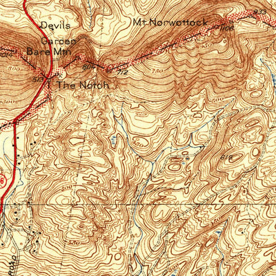 United States Geological Survey Mount Holyoke, MA (1941, 31680-Scale) digital map