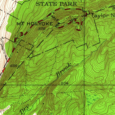 United States Geological Survey Mount Holyoke, MA (1947, 24000-Scale) digital map