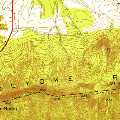 United States Geological Survey Mount Holyoke, MA (1947, 31680-Scale) digital map