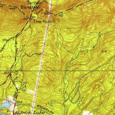 United States Geological Survey Mount Holyoke, MA (1947, 31680-Scale) digital map