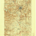 United States Geological Survey Mount Hood, OR (1927, 125000-Scale) digital map