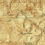 United States Geological Survey Mount Hood, OR (1927, 125000-Scale) digital map