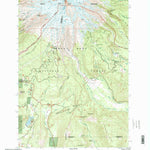 United States Geological Survey Mount Hood South, OR (1996, 24000-Scale) digital map