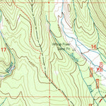 United States Geological Survey Mount Hood South, OR (1996, 24000-Scale) digital map