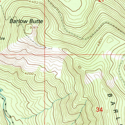 United States Geological Survey Mount Hood South, OR (1996, 24000-Scale) digital map